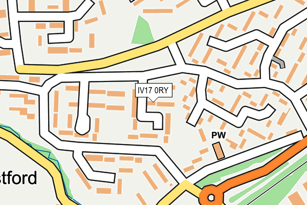 IV17 0RY map - OS OpenMap – Local (Ordnance Survey)