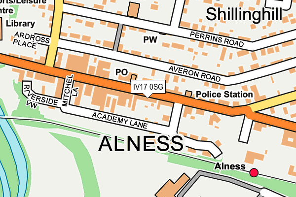 Map of ANTHONYS TAKE AWAY LTD at local scale