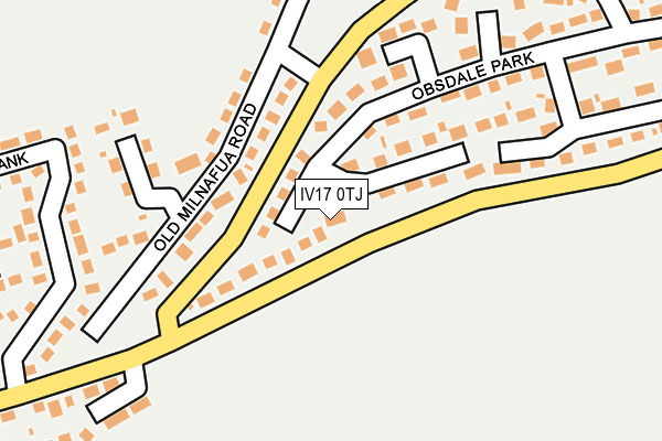 IV17 0TJ map - OS OpenMap – Local (Ordnance Survey)