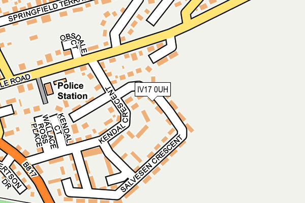 IV17 0UH map - OS OpenMap – Local (Ordnance Survey)