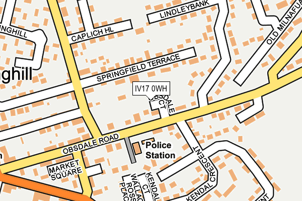 IV17 0WH map - OS OpenMap – Local (Ordnance Survey)