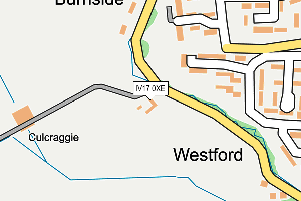 IV17 0XE map - OS OpenMap – Local (Ordnance Survey)