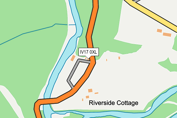 IV17 0XL map - OS OpenMap – Local (Ordnance Survey)