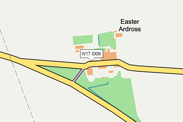 IV17 0XW map - OS OpenMap – Local (Ordnance Survey)