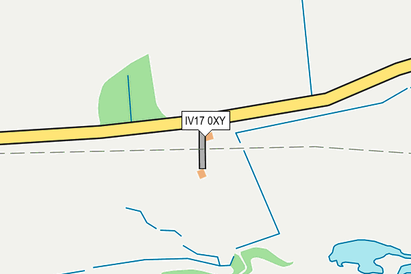 IV17 0XY map - OS OpenMap – Local (Ordnance Survey)