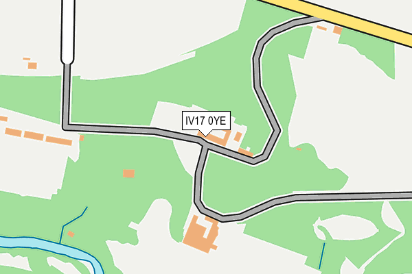 IV17 0YE map - OS OpenMap – Local (Ordnance Survey)