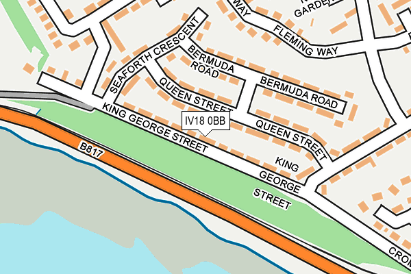 IV18 0BB map - OS OpenMap – Local (Ordnance Survey)