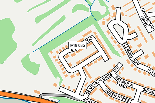 IV18 0BG map - OS OpenMap – Local (Ordnance Survey)