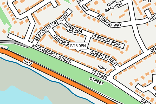 IV18 0BN map - OS OpenMap – Local (Ordnance Survey)
