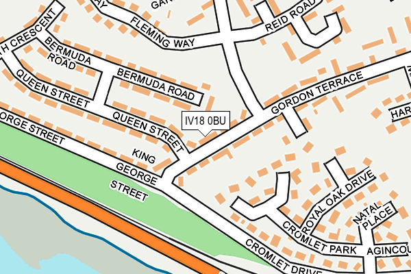 IV18 0BU map - OS OpenMap – Local (Ordnance Survey)