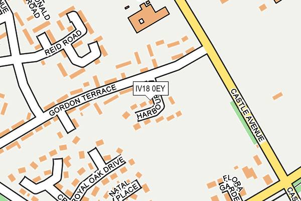 IV18 0EY map - OS OpenMap – Local (Ordnance Survey)