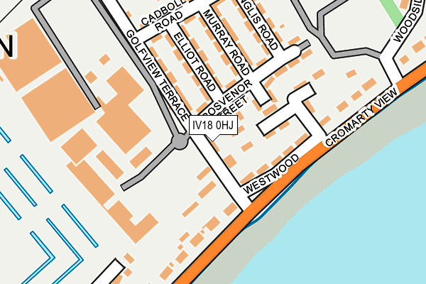 IV18 0HJ map - OS OpenMap – Local (Ordnance Survey)