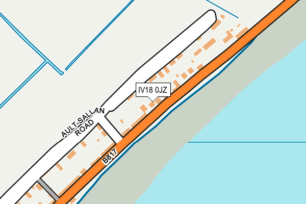 IV18 0JZ map - OS OpenMap – Local (Ordnance Survey)