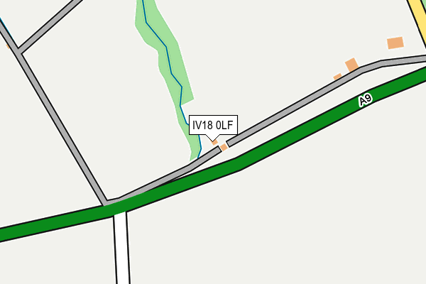 IV18 0LF map - OS OpenMap – Local (Ordnance Survey)