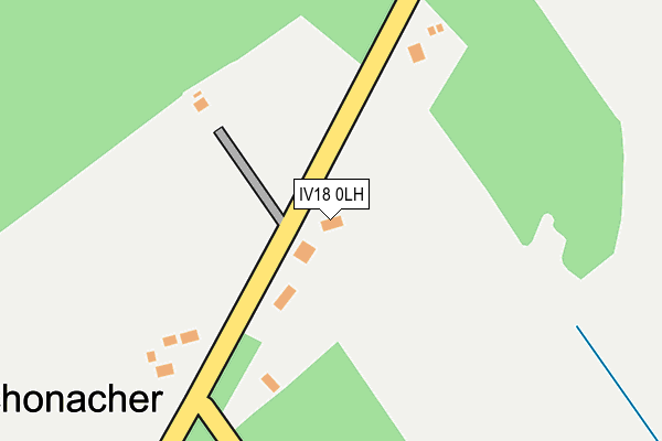 IV18 0LH map - OS OpenMap – Local (Ordnance Survey)