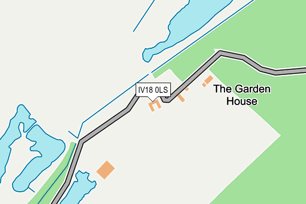IV18 0LS map - OS OpenMap – Local (Ordnance Survey)