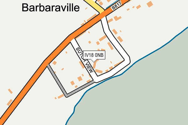 IV18 0NB map - OS OpenMap – Local (Ordnance Survey)