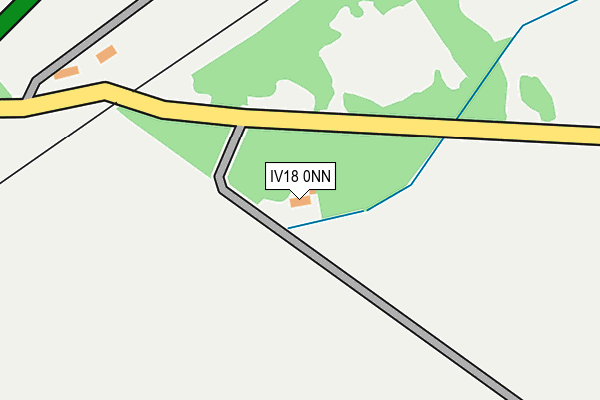 IV18 0NN map - OS OpenMap – Local (Ordnance Survey)