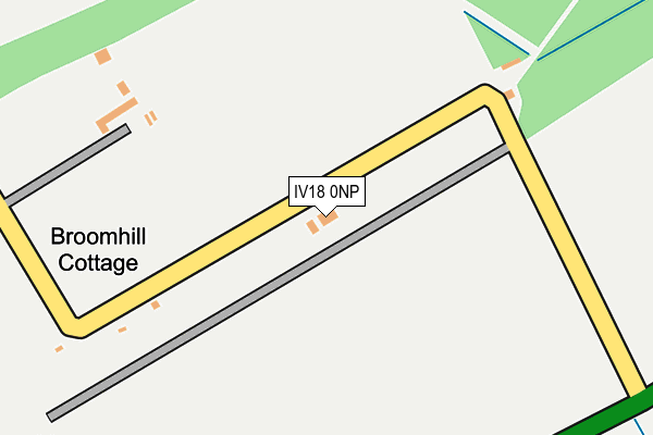 IV18 0NP map - OS OpenMap – Local (Ordnance Survey)