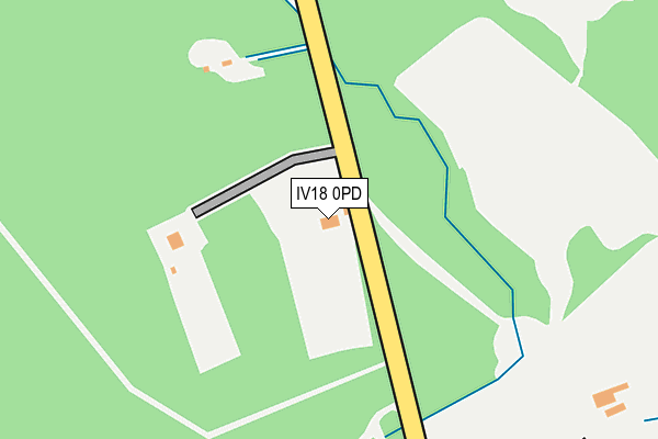 IV18 0PD map - OS OpenMap – Local (Ordnance Survey)