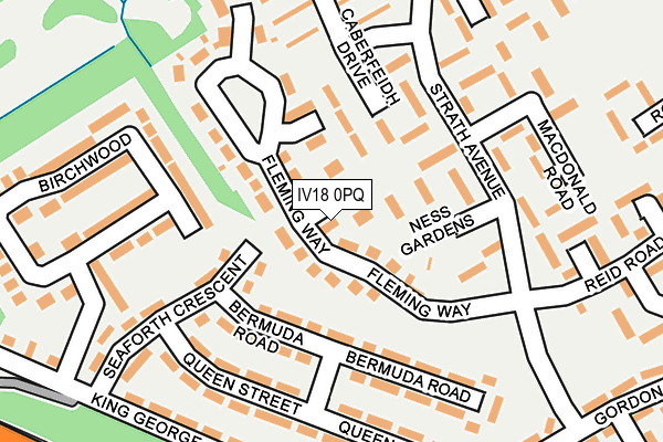 IV18 0PQ map - OS OpenMap – Local (Ordnance Survey)