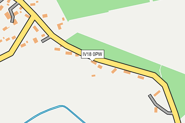 IV18 0PW map - OS OpenMap – Local (Ordnance Survey)