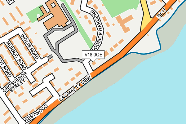 IV18 0QE map - OS OpenMap – Local (Ordnance Survey)