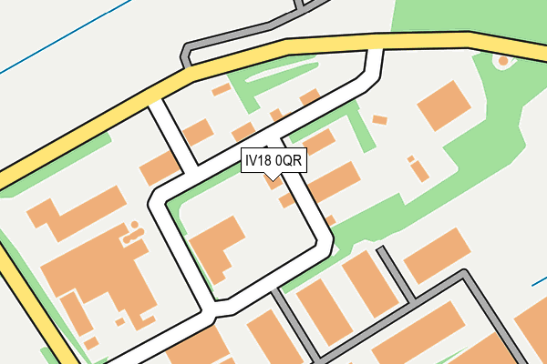 IV18 0QR map - OS OpenMap – Local (Ordnance Survey)