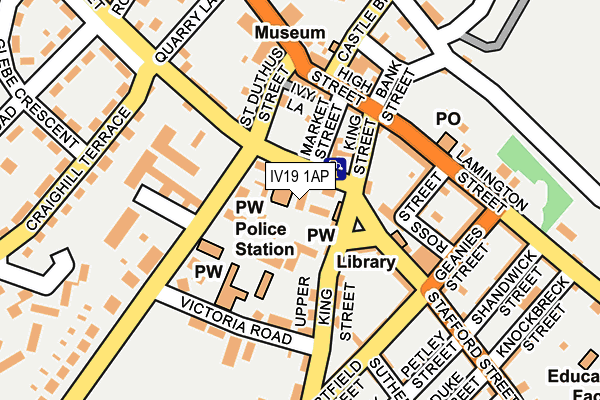 Map of ARCHWAYS PUBLIC HOUSE LTD. at local scale