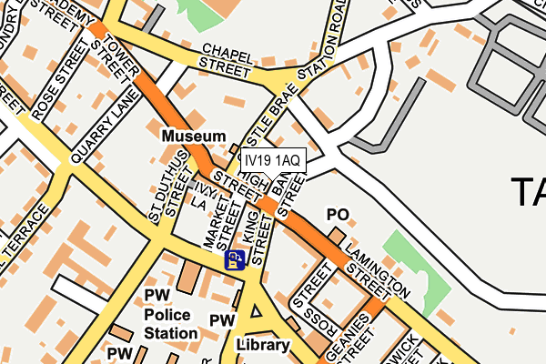 IV19 1AQ map - OS OpenMap – Local (Ordnance Survey)