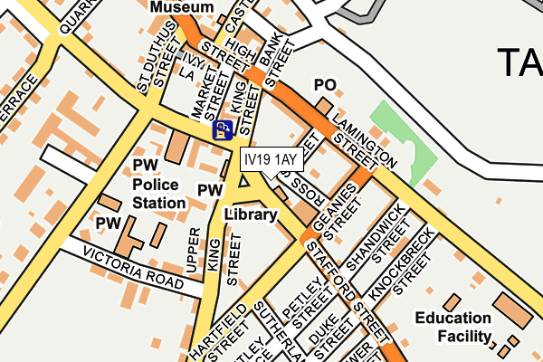 IV19 1AY map - OS OpenMap – Local (Ordnance Survey)