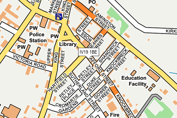 IV19 1BE map - OS OpenMap – Local (Ordnance Survey)