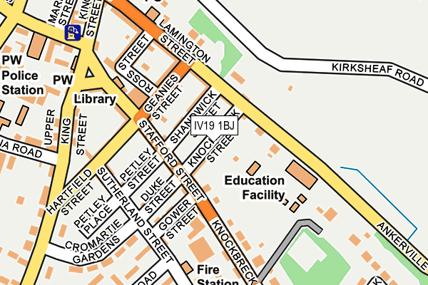 Map of ZBR LTD at local scale