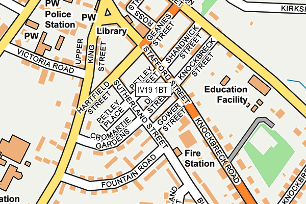 IV19 1BT map - OS OpenMap – Local (Ordnance Survey)