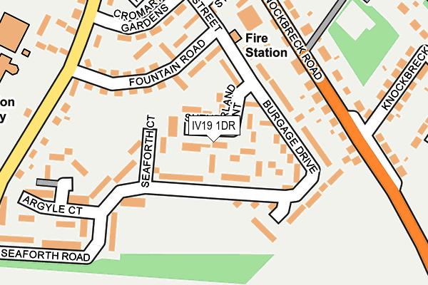 IV19 1DR map - OS OpenMap – Local (Ordnance Survey)