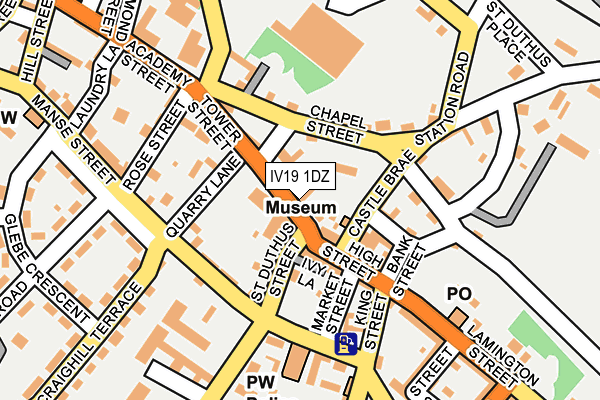 IV19 1DZ map - OS OpenMap – Local (Ordnance Survey)