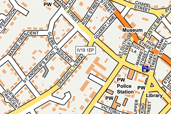 IV19 1EP map - OS OpenMap – Local (Ordnance Survey)