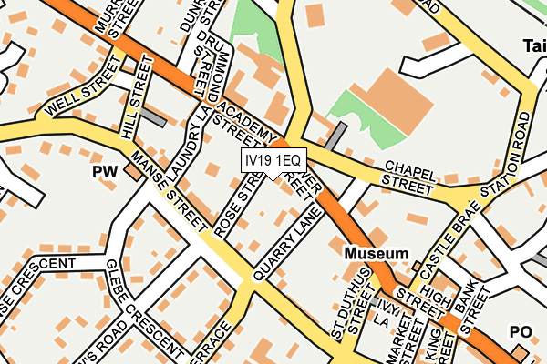 IV19 1EQ map - OS OpenMap – Local (Ordnance Survey)