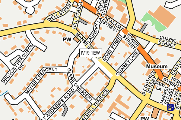 IV19 1EW map - OS OpenMap – Local (Ordnance Survey)