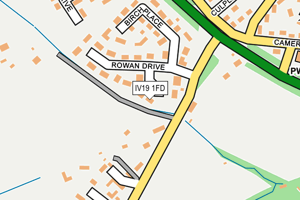 IV19 1FD map - OS OpenMap – Local (Ordnance Survey)