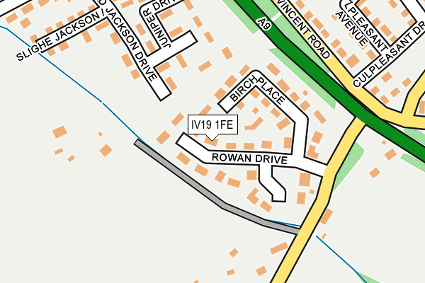 IV19 1FE map - OS OpenMap – Local (Ordnance Survey)
