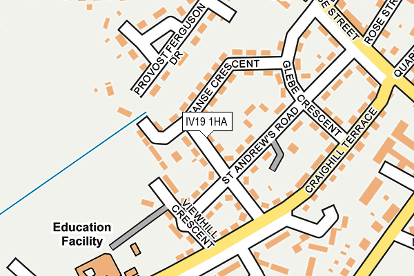 IV19 1HA map - OS OpenMap – Local (Ordnance Survey)