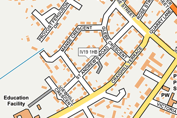 IV19 1HB map - OS OpenMap – Local (Ordnance Survey)
