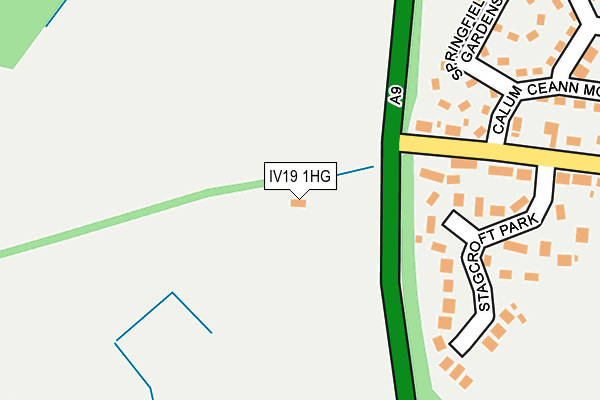 IV19 1HG map - OS OpenMap – Local (Ordnance Survey)