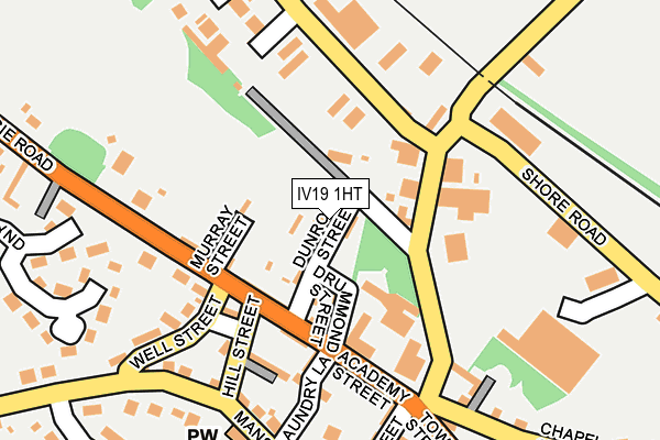 IV19 1HT map - OS OpenMap – Local (Ordnance Survey)