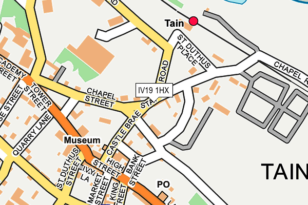 IV19 1HX map - OS OpenMap – Local (Ordnance Survey)