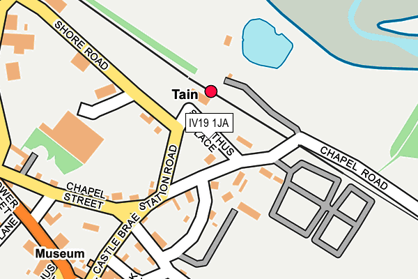 IV19 1JA map - OS OpenMap – Local (Ordnance Survey)