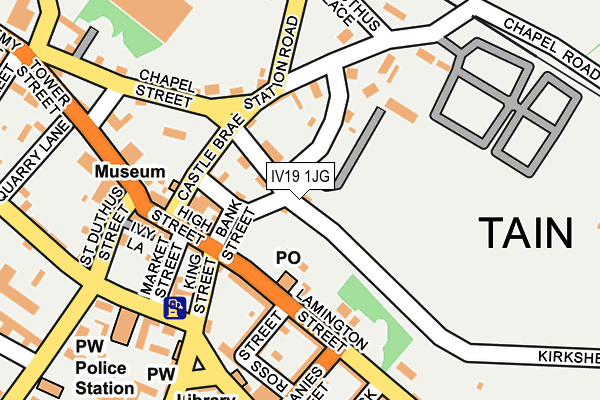 IV19 1JG map - OS OpenMap – Local (Ordnance Survey)