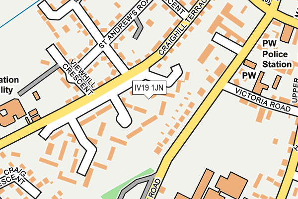 IV19 1JN map - OS OpenMap – Local (Ordnance Survey)