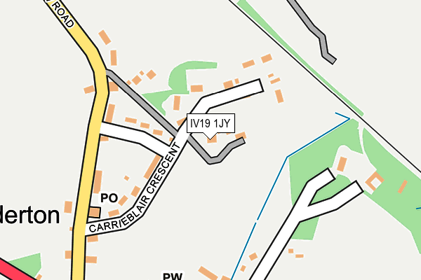 IV19 1JY map - OS OpenMap – Local (Ordnance Survey)